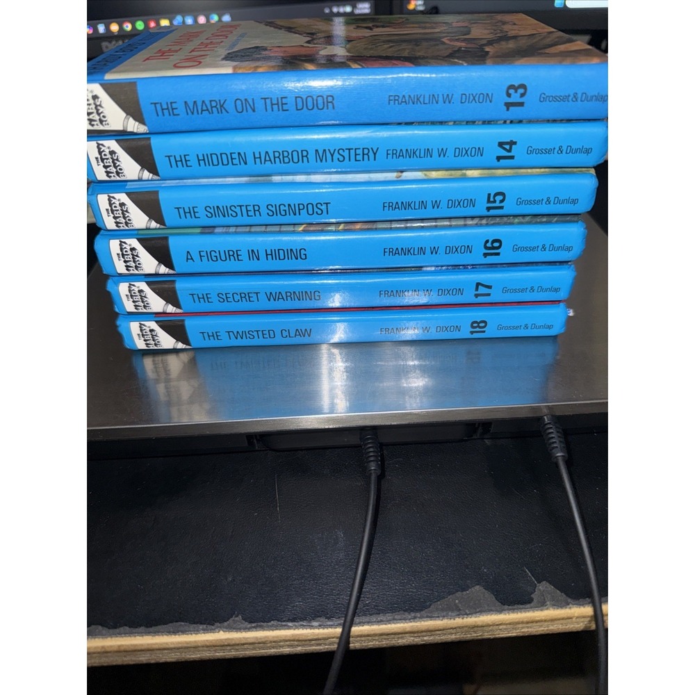 Hardy Boys Series Book Set - Books 13, 14, 15, 16, 17, & 18 Only - Good